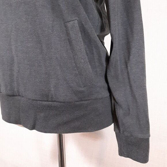 Banana Republic Women's Sweatshirt Size Small Jersey Buttoned Ribbed Shawl Neck - Picture 6 of 14